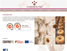 Tablet Screenshot of confeitaria-vale.com